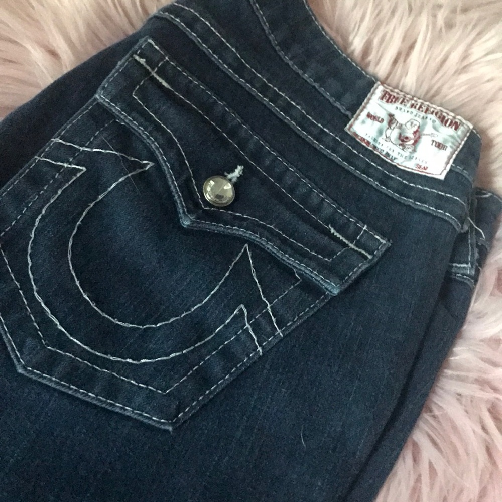True Religion Disco Billy low rise jeans 31